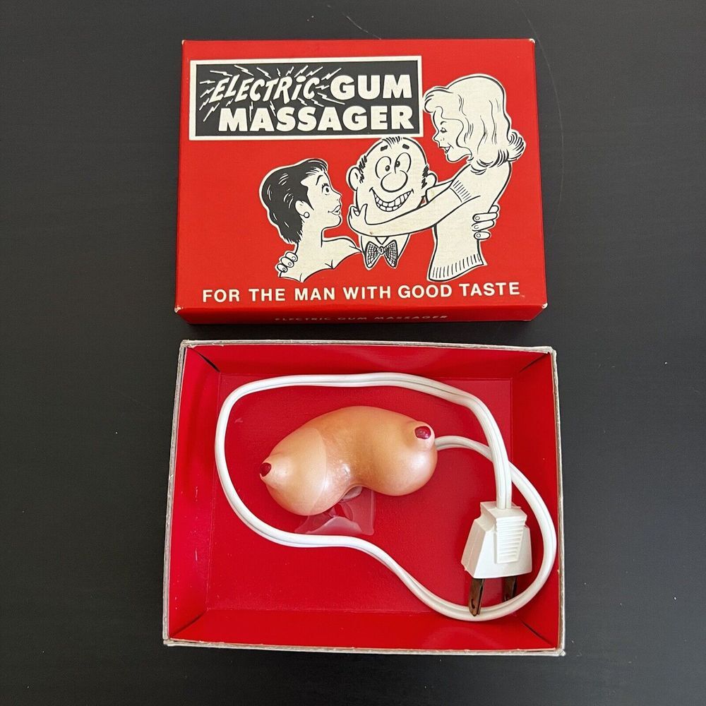 Vintage 1974 Franco-American Novelty Electric Gum Massager w/ Box